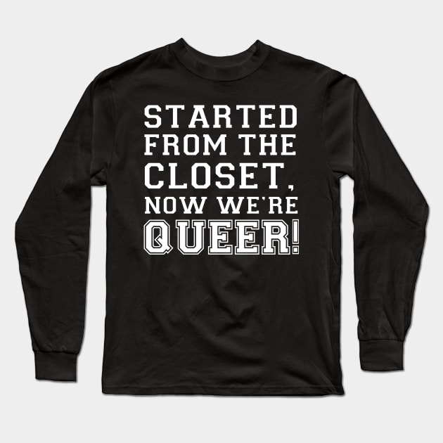 Queer Long Sleeve T-Shirt by Dojaja